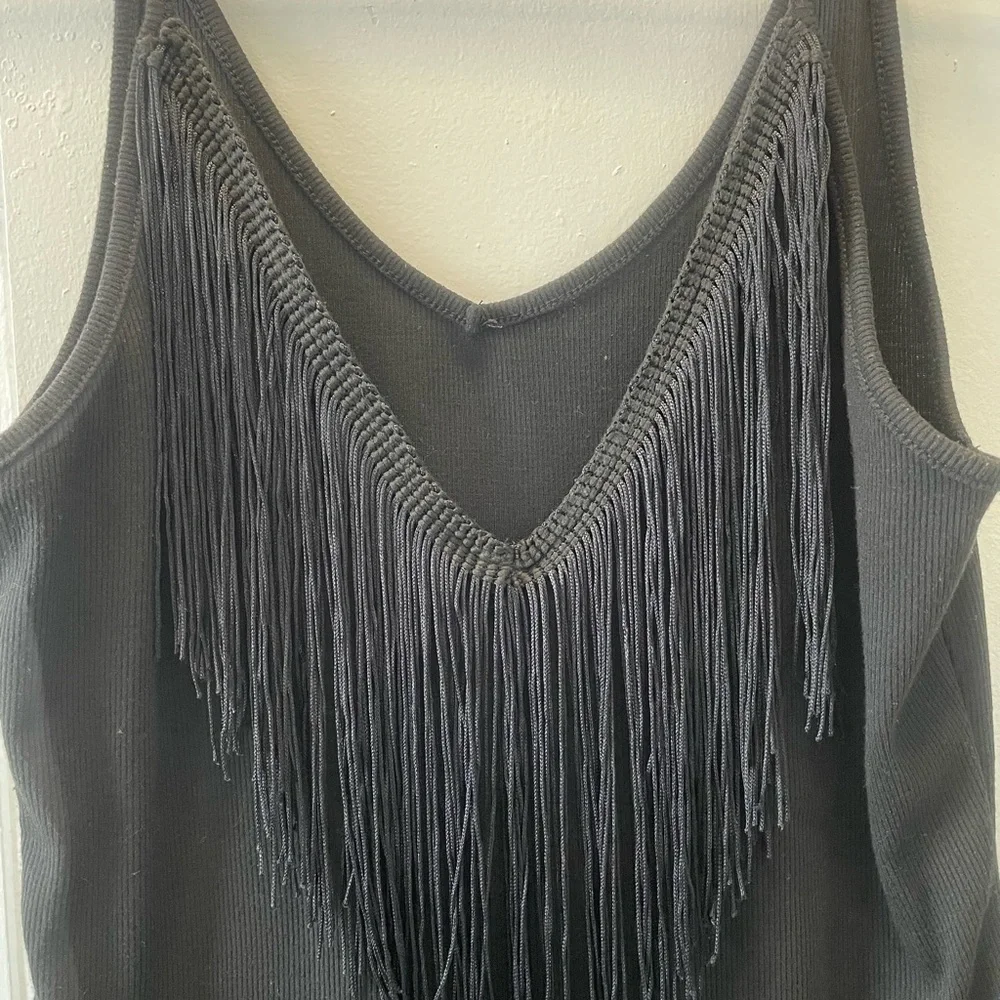 Black V-Neck Bodysuit - Picture 5 of 6